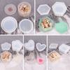 Heart Shape Resin Silicone Mold Hexagon Storage Box Mold Diy Table Jewelry Box