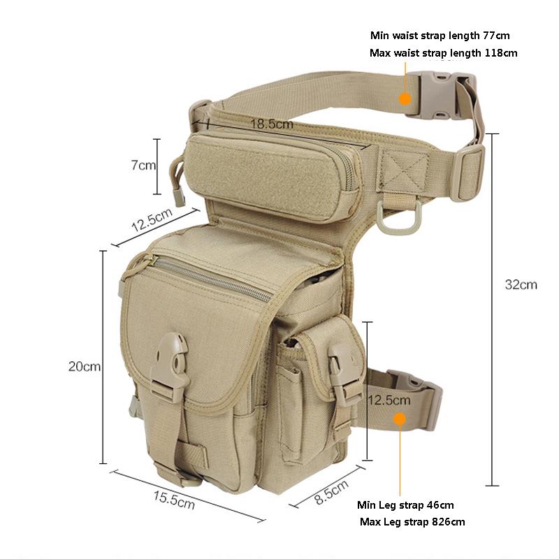 Тактическая сумка Molle, водостойкая мужская поясная сумка в стиле милитари, уличная армейская поясная сумка EDC, аксессуары для охоты и велоспорта