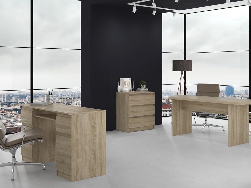 Chest Of Drawers Cabinet Malwa M3 Sonoma Oak Color For Home For Office