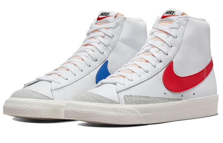 Nike Blazer Mid '77 Vintage 'Винтажный Несочетающийся Swoosh Синий Красный' BQ6806-117