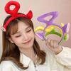 1/4Pcs Cartoon Internet Celebrity Cute And Funny Hairband Girl Face Washing Program Activity Headband Hair Clip