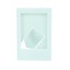 3 Inch Mini Photo Frame Standing Picture Frame Multifunctional Plastic Card Bill Holder Mint Green