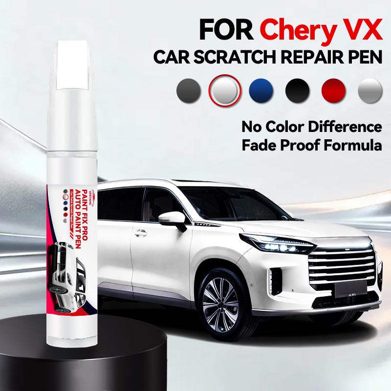 For Chery VX 1990-2026 Paint Repair Pen Touch Up Scratch Remover DIY Auto Accessories Black White Silver Gray Blue Red