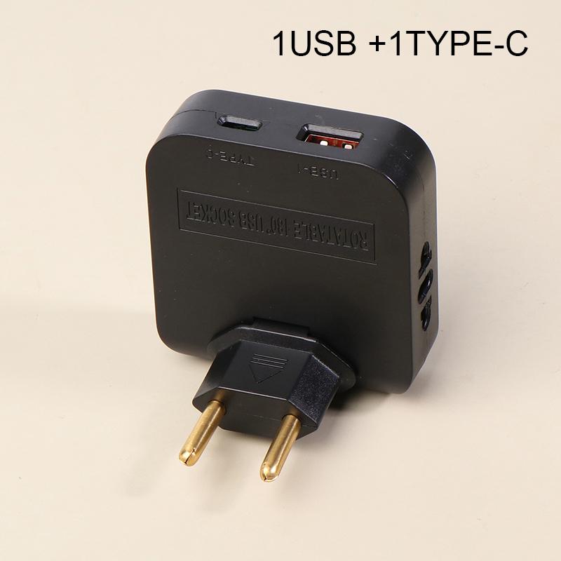 Вращающаяся на 180 градусов розетка 3-в-1 EU Plug Converter Удлинитель для путешествий EU Multi-Plug Тонкий беспроводной адаптер для розеток Розетки