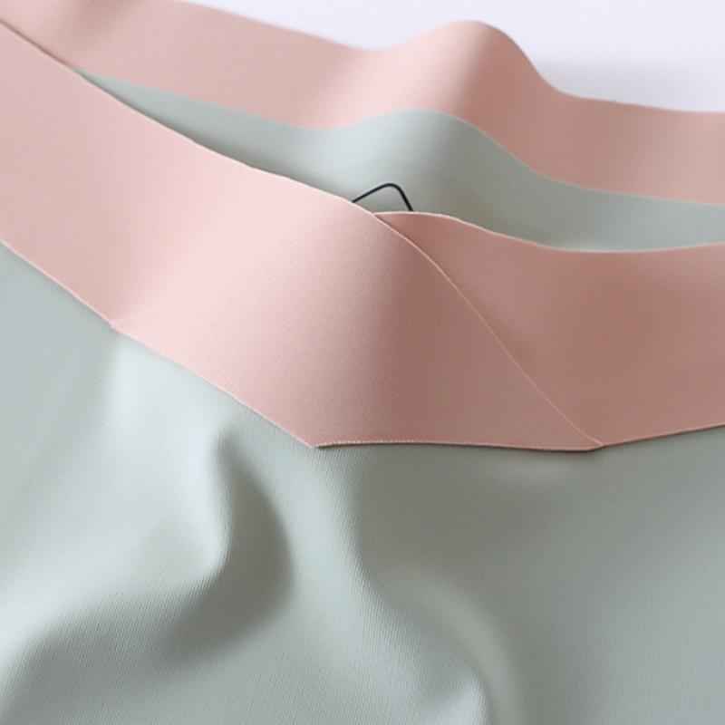 Бесшовные трусики из ледяного шелка, удобное женское нижнее белье, женские трусы с низкой талией, трусики для беременных больших размеров, сексуальное женское белье