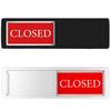 Magnetic and Adhesive Tape Open/Closed Door Sign Easy To Use Sliding Sign Open/Closed Door for Home Office Restroom