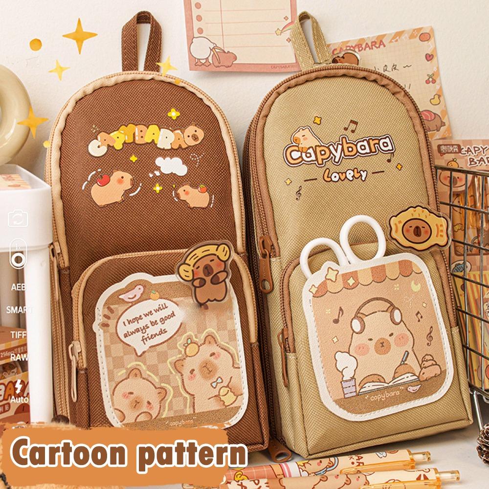 Мультяшные пеналы Capybara сумка для хранения Горячая Распродажа Capybara пенал школьные канцелярские принадлежности