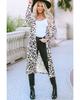 Azura Exchange Leopard Open Front Duster Cardigan