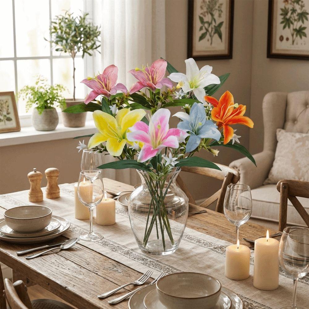Real Touch Simulated Flower Handmade Wedding Bouquets Silk Fake Bouquets Party Decor