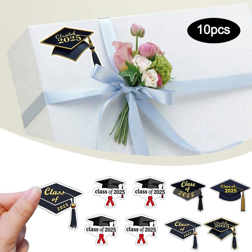 10 шт. эмалевая брошь на выпускной своими руками 'Выпуск 2025' бирка для студенческого рюкзака студенческий сувенир