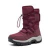 Fashion New Large-size Women's Fashion Casual Snow Boots Thick Soles Plus Velvet Comfortable Wear-resistant Anti-slip Couple Snow Boots