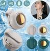 360° Вращающийся Портативный Мини-вентилятор на шею с клипсой USB-перезаряжаемый Носимый охлаждающий вентилятор Низкий уровень шума Без рук Маленький вентилятор