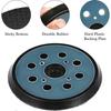 2pcs 5 Inch 8 Hole Orbital Sander Replacement Pad Hook,Loop Sanding Pad Compatible with Milwaukee 51-36-7090,51-36-7100