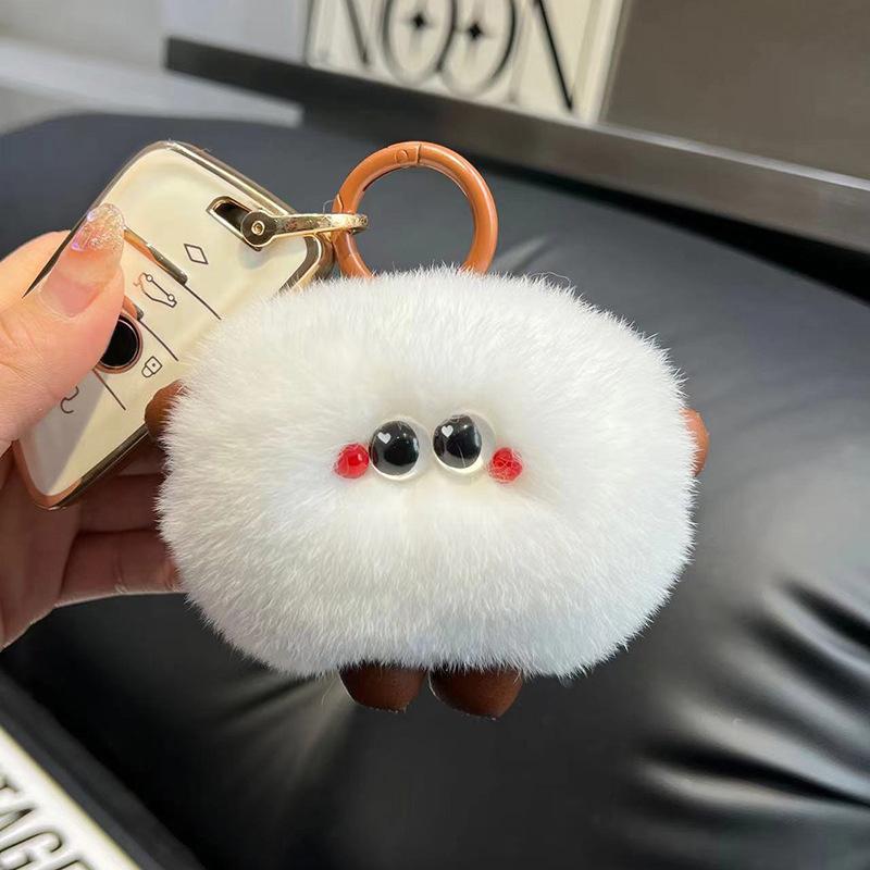Cute Kawaii Trendy Plush Doll Pendant For Women Girls Car Keychain Creative Backpack Decoration Accessories Gifts