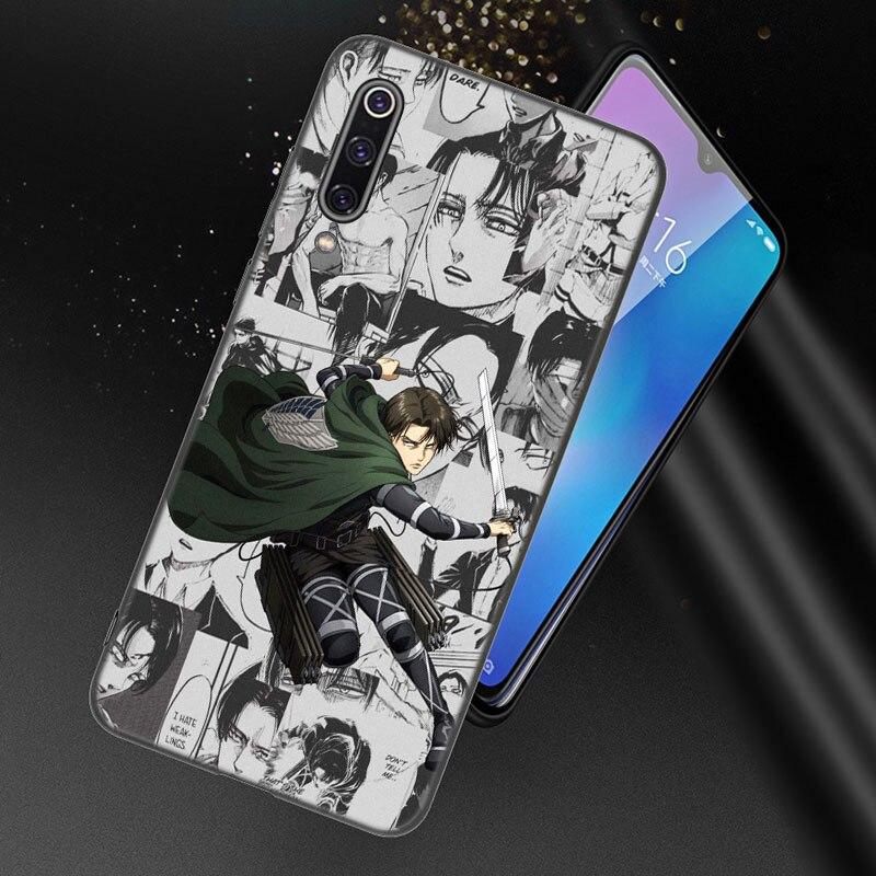 Чехол для телефона с аниме «Атака Титанов» для Xiaomi Redmi 7 7A 8A 9i 9A 9C 10 10A 10C K20 Note 5 6 Mi 8 9 9T Pro A2 Lite A3 6X Mix 3