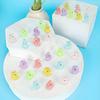 10/20Pcs Cute Mini Resin Unicorn Figurines Miniature Glitter Unicorn Tiny Animals Figures Ornament For Diy Fairy Garden