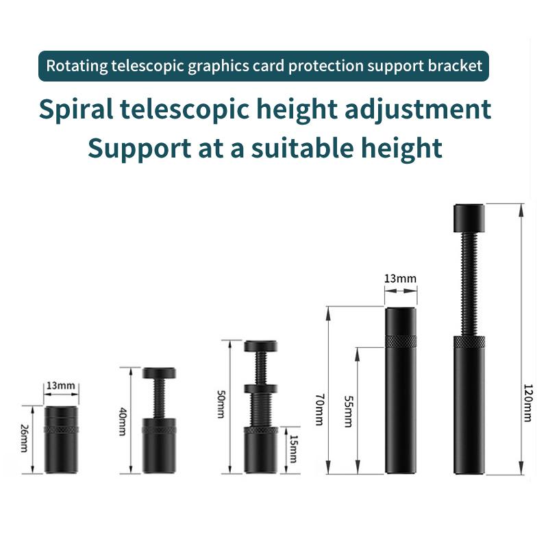 Для видеокарты Vc-15/16Plus Gx-30Plus, скоба графического процессора, вертикальная телескопическая вращающаяся подставка, кронштейн, держатель для видеокарты
