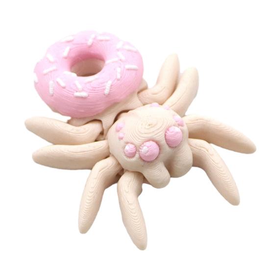 Yousheng 3D Printed Spider Ornament Mini Spider with Movable Joints Colorful Spider Fidget Toy for Kids And Adults Party Favors