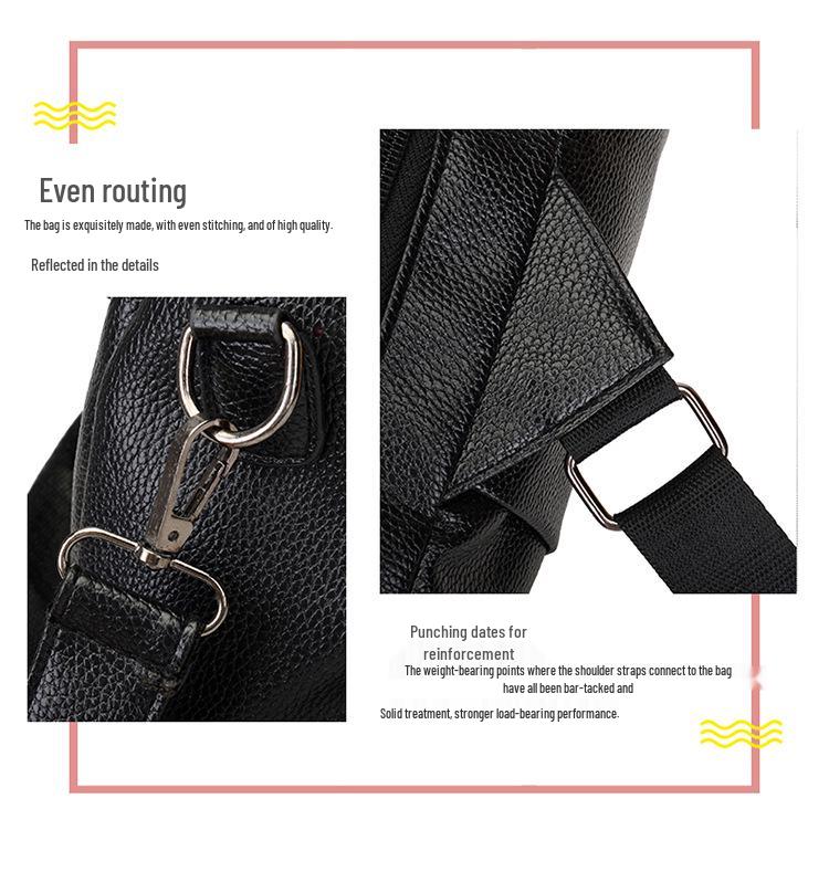 Женский рюкзак в корейском стиле 2024: Трендовый, Вместительный, Мягкая кожа для повседневных выходов и путешествий