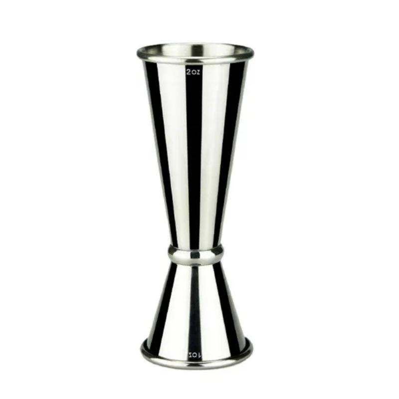 1PC Double Cocktail Jigger Japanese Design Stainless Steel Cocktail Bar Jigger 1oz/2oz Measuring Cup for Home Party Club Bar Accessories