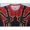 Marvel Mens Superhero Compression T Shirt Sports Fitness Gym Tops Spiderman Tee