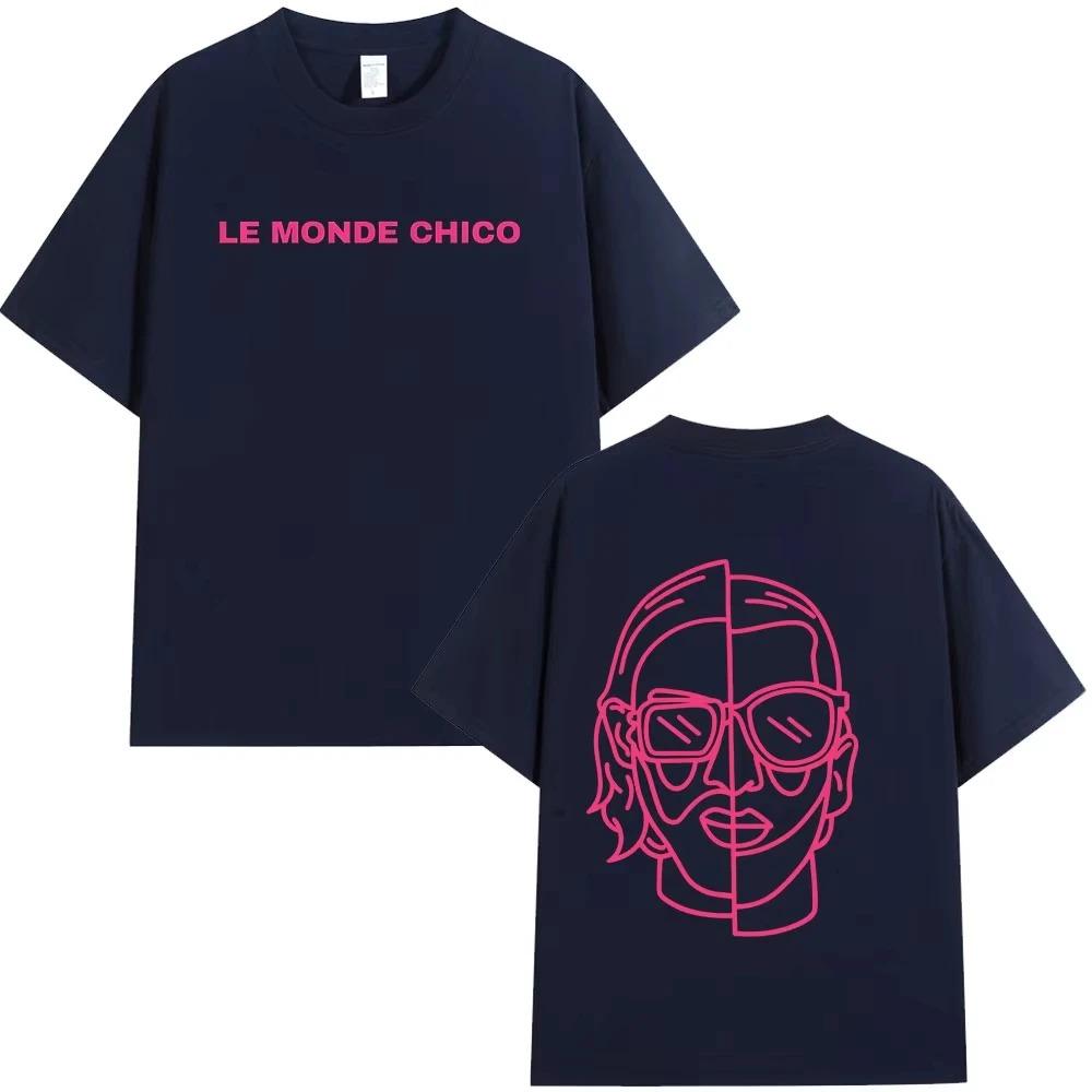 2026 Le Monde Chico T Shirt French Rapper PNL Album Graphic Print Tshirts Unisex Unisex Hip Hop Fashion Oversized Short Sleeve Tee