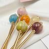 Herbeluemily Kanzashi Hair Accessory Simple Single Pin Womens Kimono Gray HM-0181-R06-GY