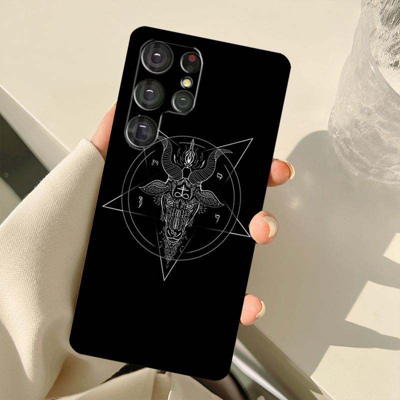 Сатанинский страшный чехол с черепом для Samsung Galaxy S22 S21 Ultra Note 20 S8 S9 S10 Note 10 Plus S20 FE S21 FE чехол
