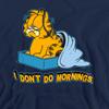 Garfield Mens I DonÂ´t Do Mornings Hoodie