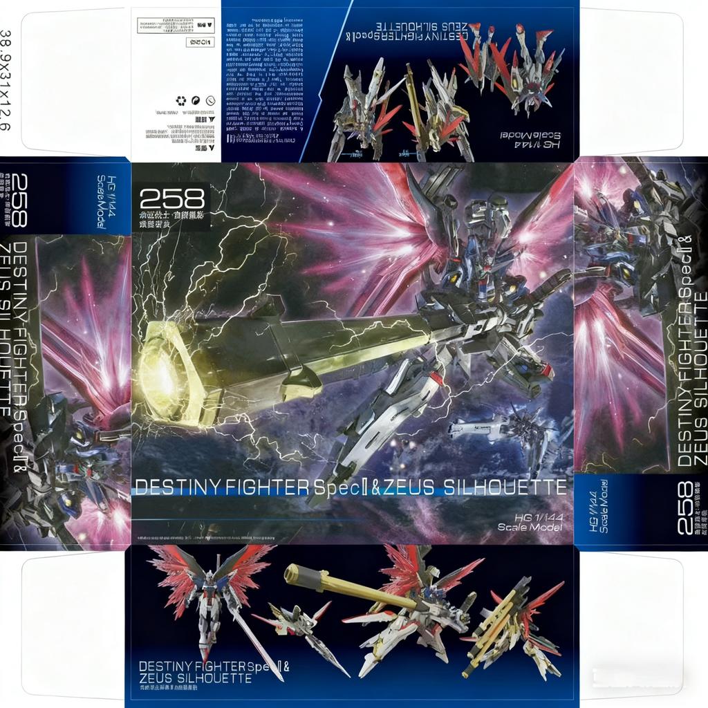В наличии Gaogao 258 Набор Ares Phantom Включает Новый Основной Блок Destiny Масштаб 1/144 Пластиковая Игрушка Модель Сборный Комплект Сюрприз Подарок для Мальчика