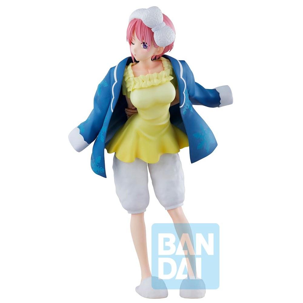 Bandai Ichiban Kuji Пять невест Время только для двоих Приз А Накано Итика Фигурка в пижаме «Снежная комната»