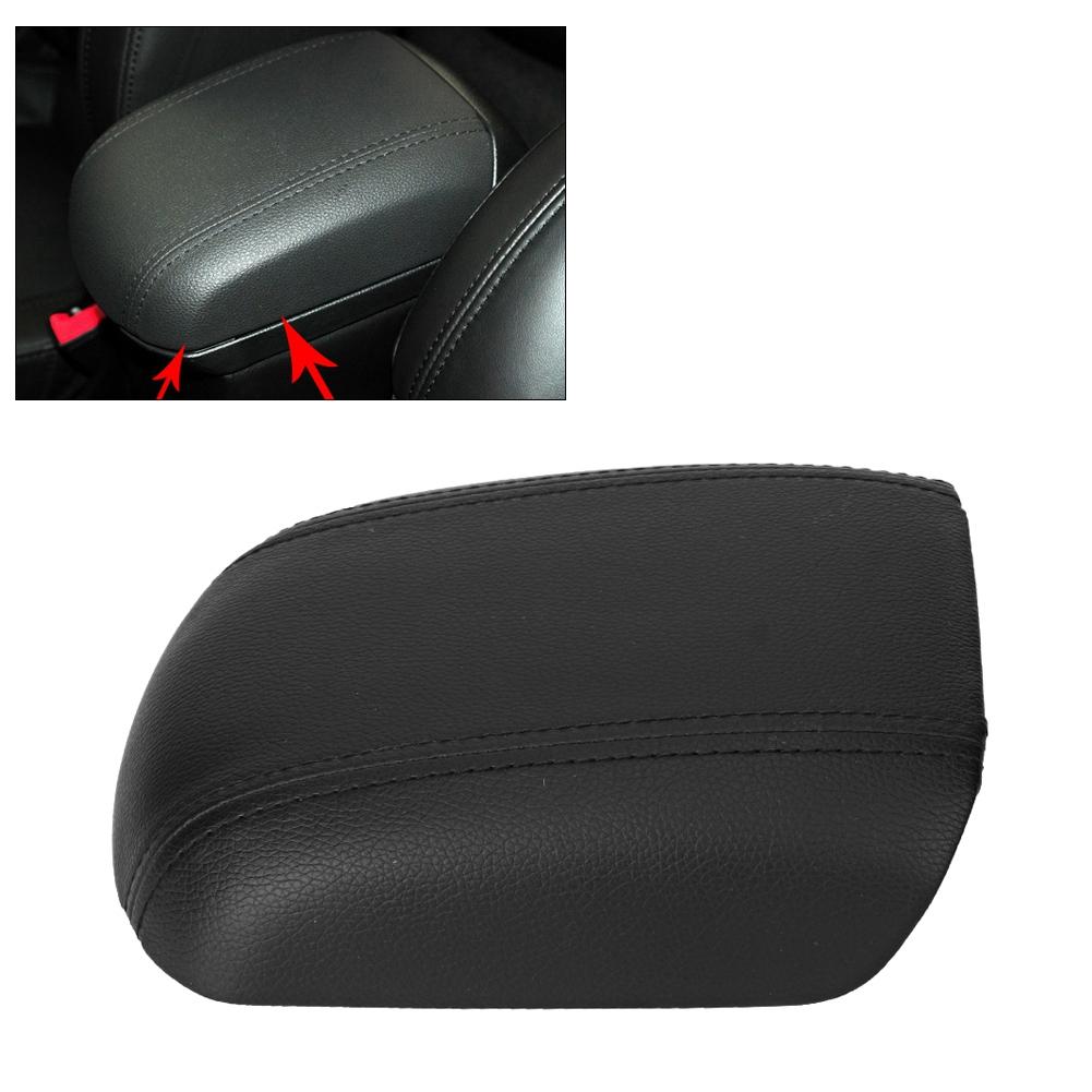 Center Console Armrest Cover Lid Fit for Chevrolet Cruze 2009 2014 (Black)