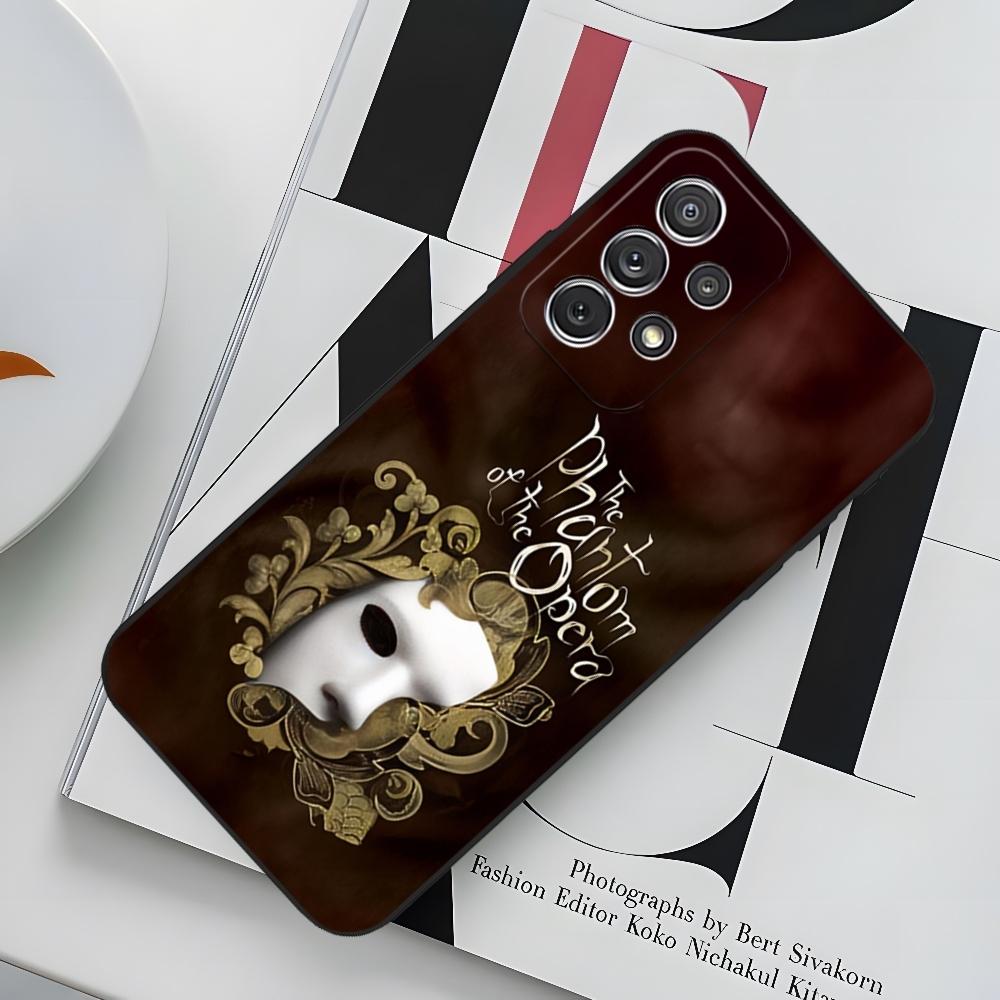 Чехол для телефона «Призрак Оперы» для Sumsung Galaxy S24 S23 S22 S21 S20 A24 A34 N20 M54 A54 A53 Fe Plus Ultra Черный Мягкий Чехол