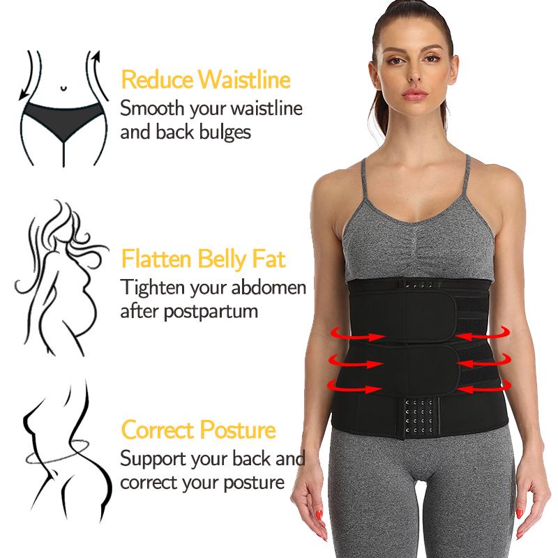 Женский тренажер для талии, корсет для талии, пояс для похудения, формирователь тела, тренировка, триммер для талии, пояс для сауны, сжигатель жира для пота, женское корректирующее белье