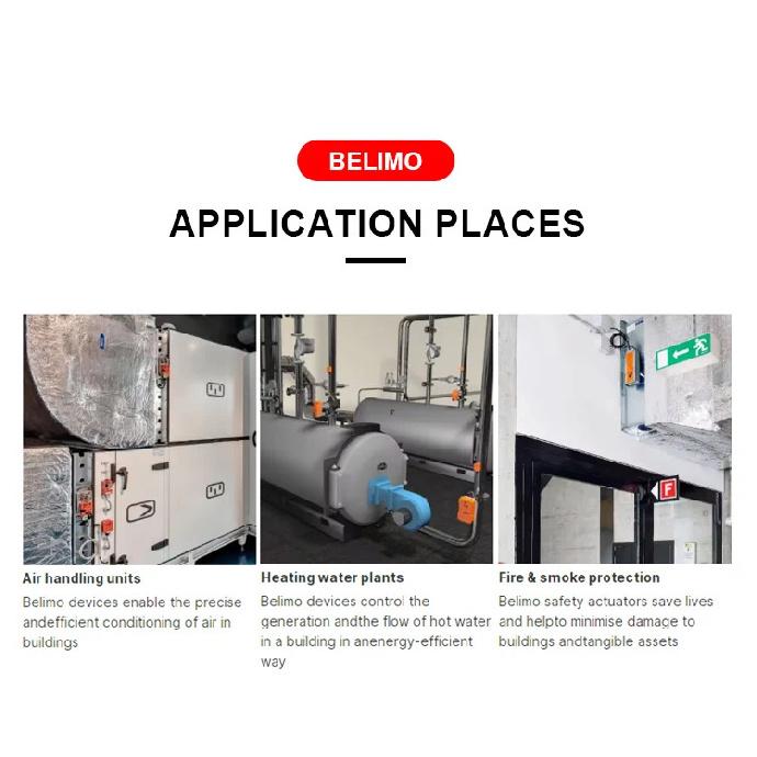 LM230A-S Belimo HAVC Ventilation Damper Actuator for adjusting dampers in building installations 5Nm AC 100...240 V Original