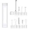 22PCS Ear Pick Kit for 3.9MM LED Lights Otoscope, Earwax Removal Ear Spoon Set, Safe Professional Ear Cleaning Tools