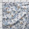 Soimoi Bird & Flowers  Print  Cotton Cambric Quilting Fabric Sold by The Yard 42 Inch Wide Medium Weight Cotton Fabric Sewing  Supplies