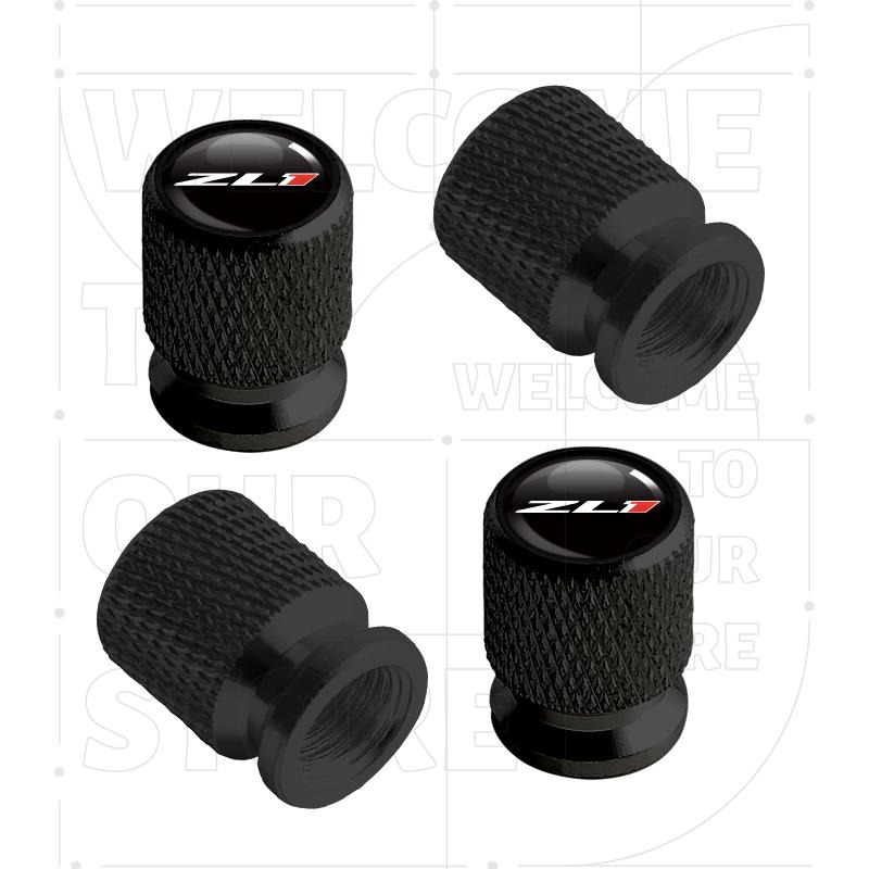 For Chevrolet ZL1 Comaro Captiva Hornet Malibu LOGO 4pcs Car Wheel Tire Valve Aluminum Caps Tyre Stem Covers Airdust Waterproof