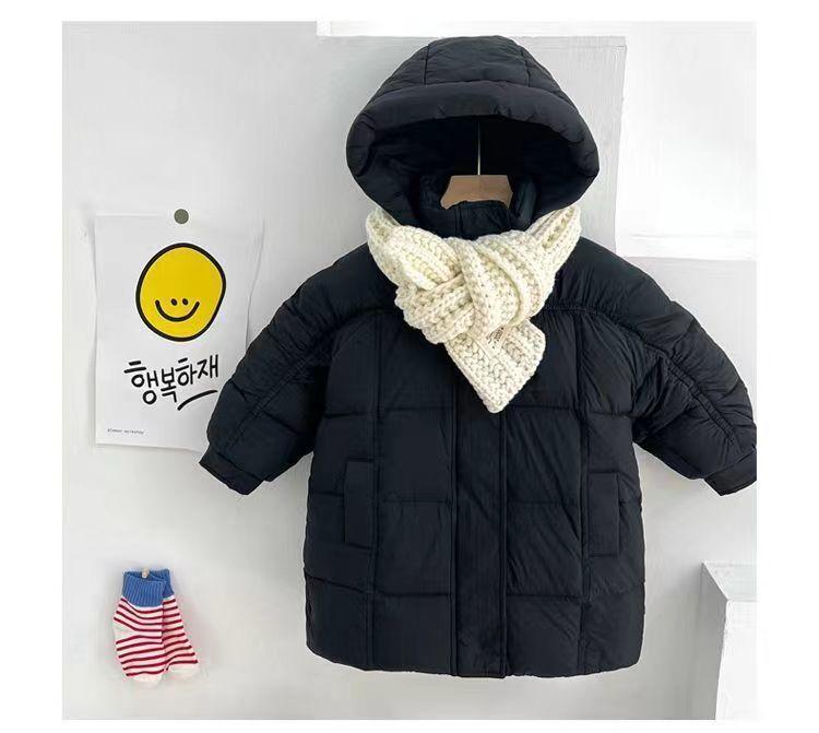 Парка зимний комбинезон детский зимний теплый пуховик для девочек пальто модная длинная детская верхняя одежда с капюшоном одежда для девочек ясельного возраста
