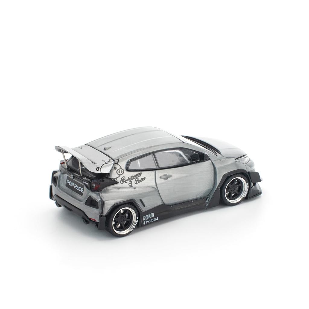 Genesis Company POP RACE 1/64 Pandem GR Yaris RAW Finish Готовая модель PR640329