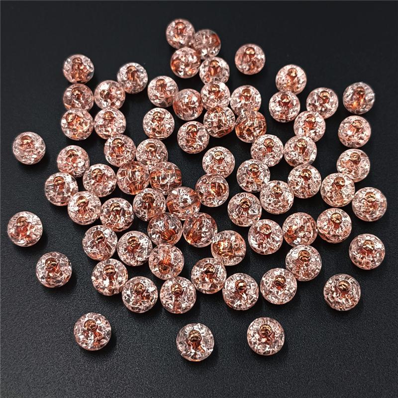 Креативные акриловые круглые бусины, модные подвески для ожерелья, браслета, маркировка 8-16 мм, 10 шт., свободные бусины, сделай сам, ювелирный материал ручной работы