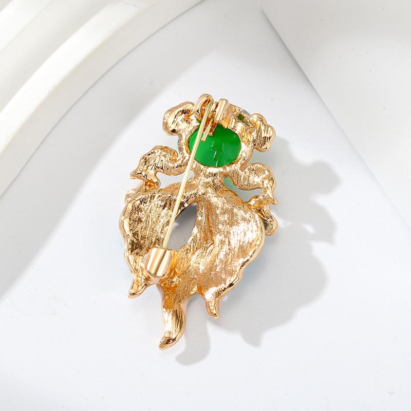 Голубая масляная капающая маленькая золотая рыбка Guofeng, женская высококачественная имитация эмали, цветной карп, корсаж, одежда с аксессуарами