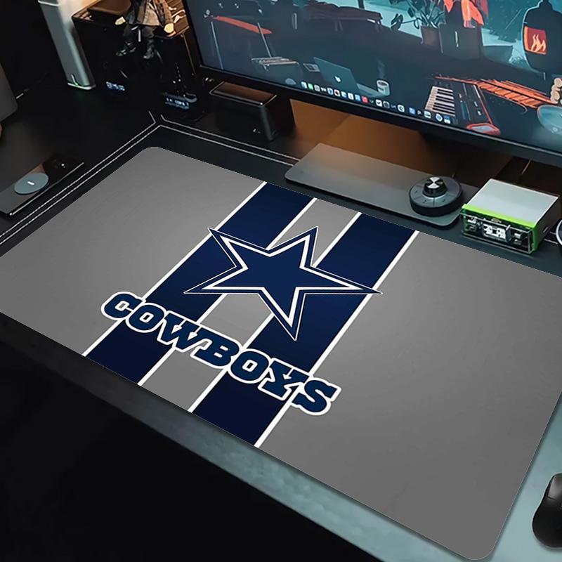 Коврик для мыши Dallas Cowboys Большой игровой коврик для стола Нескользящий коврик для ноутбука и планшета XXL Коврик для мини-ПК с заблокированным краем