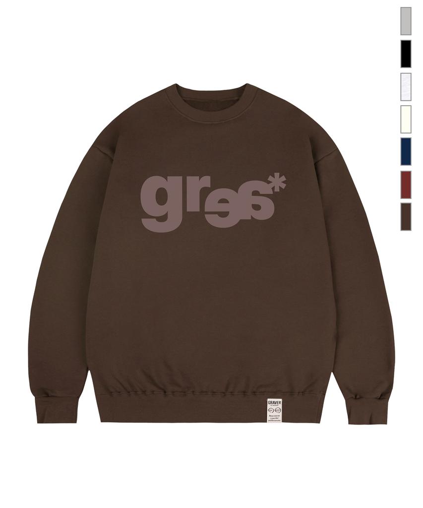 GRAVER [Unisex] Grae-S Wide Sweatshirt_7 Colors