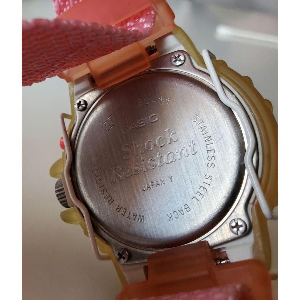 Used CASIO Baby-G watch pink