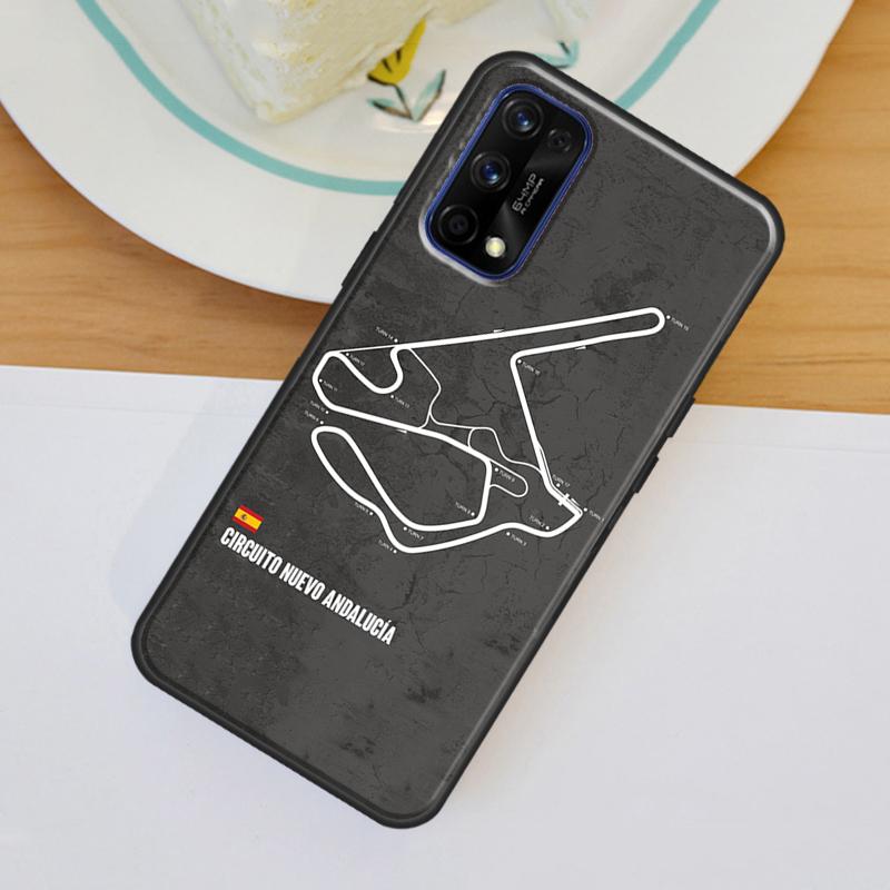 Чехол F1 Formula 1 Racing Circuit для OnePlus 11 10 Pro 10T Nord 3 2T CE 2 Lite Realme C55 C35 C33 C31 C30 C21Y GT Neo 5