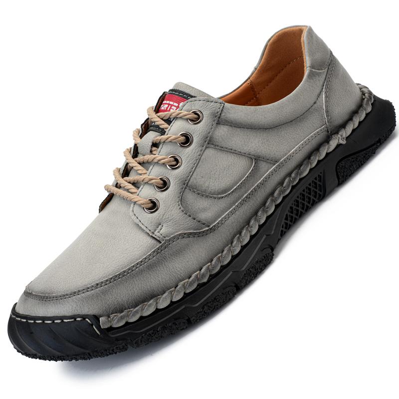 38-48 Мужские Большие Размеры Чистый Ручной Работы Повседневные Туфли Из Резиновой Кожи Мягкие Подошвы Свадебные Туфли