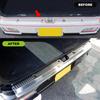 Jeyaic Rear Bumper Guard for Daihatsu New Atrai Hijet Cargo Stainless Steel Accessory Silver Finish Protects Your Vehicle from Scratches and Dirt