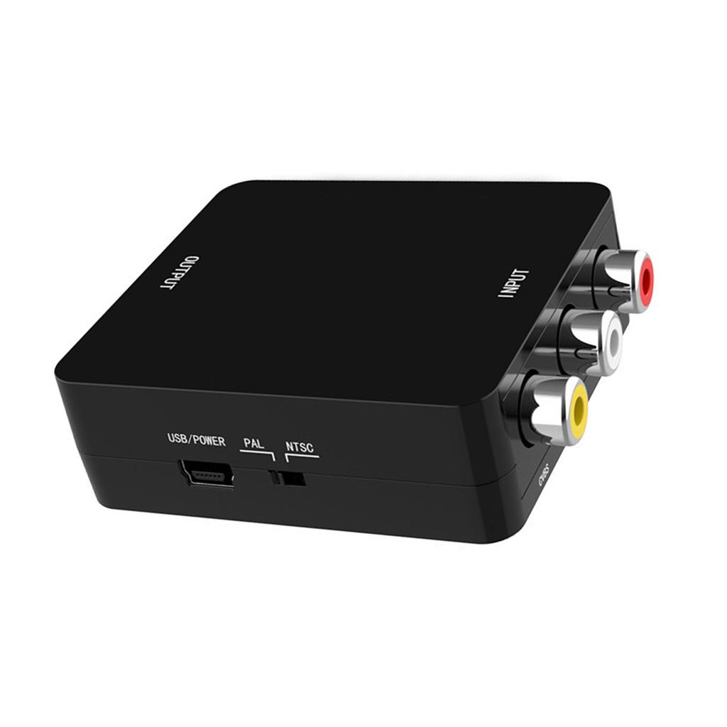 AV To HD Multimedia Interface Converter HD 1080P Plug and Play Stable RCA To HD Multimedia