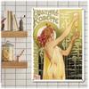 [A0634] - Retro Metal Sign 'Absinthe Robette' Green Yellow - 20x15 Cm